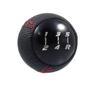 ZYftoi Reemplazo de la perilla de cambio Mugen 6/5 para velocidad M10x1.5 Perilla de palanca cambios Cabezal para ajuste, para Honad para Accord EK9 EP3 FN2 DC2 DC5 S2000 FD2(Negro,5 speed)