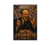 ZYGNBHL Póster artístico de Conductor Antal_Doráti para decoración de pared, bar, restaurante, garaje, cafetería, regalo sin marco, 61 x 91 cm