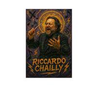 ZYGNBHL Póster artístico de conductor Riccardo_Chailly para decoración de pared, bar, restaurante, garaje, cafetería, regalo, sin marco, 20 x 30 pulgadas
