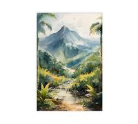 ZYGNBHL Póster artístico de Costa Rica para decoración de pared, introducción a la ciudad, bar, restaurante, garaje, baño, cafetería, regalos de vacaciones, sin marco, 61 x 91 cm