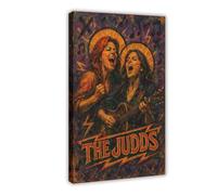 ZYGNBHL Póster artístico en lienzo de The _Judds de Country Singer y arte de pared, marco moderno para decoración de dormitorio familiar, 61 x 91 cm