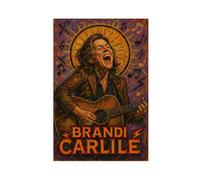 ZYGNBHL Póster de Brandi_Carlile (2) lienzos para pared, dormitorio, oficina, habitación, decoración, regalo, sin marco, 24 x 36 pulgadas