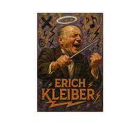ZYGNBHL Póster de conductor Erich_Kleiber para estética de habitación, lienzo para pared, póster e impresión sin marco, 50,8 x 76,2 cm