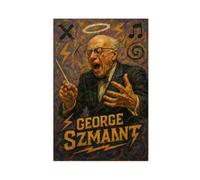 ZYGNBHL Póster de conductor George_Szell para estética de habitación, lienzo, póster de pared e impresión sin marco, 40,6 x 61 cm