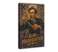 ZYGNBHL Póster de conductor Igor_Markevitch para pared, lienzo, decoración de dormitorio, oficina, cocina, marco de regalo, 12 x 18 pulgadas