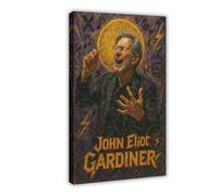 ZYGNBHL Póster de conductor John_Eliot_Gardiner en lienzo, arte de pared, dormitorio, oficina, habitación, marco de regalo, 61 x 91 cm