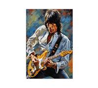ZYGNBHL Póster de guitarrista británico Jeff_Beck (1) para oficina, dormitorio, habitación, estética, 20 x 30 cm