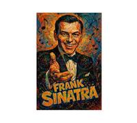 ZYGNBHL Póster del actor de cine Frank_Sinatra para dormitorio, decoración de lienzo deportivo, paisaje, oficina, habitación, regalo, sin marco, 40,6 x 61 cm