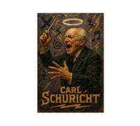 ZYGNBHL Póster en lienzo de Conductor Carl_Schuricht, arte para pared, dormitorio, oficina, habitación, regalo, sin marco, 20 x 30 pulgadas