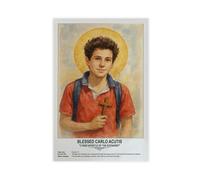ZYGNBHL Póster moderno de Blessed Carlo Acutis para decoración del hogar, creencias religiosas, sin marco, 20 x 30 pulgadas