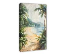 ZYGNBHL Volcán Arenal, Costa Rica - Póster moderno para decoración de dormitorio | Introducción a la ciudad | Marco de 12 x 18 pulgadas