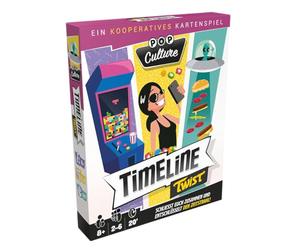 Zygomatic, Timeline Twist: Pop Culture, Juego Familiar, Juego de Cartas, 2-6 Jugadores, a Partir de 8 años, 20 Minutos, alemán