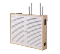 ZYGPH Caja de Almacenamiento Grande para Router WiFi, Montaje en Pared, Organizador de routers, contenedor para gestión de Cables, Estante Flotante Decorativo Blanco Creativo, 9 tamaños
