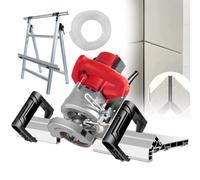 ZYGPH Cortadora de Bisel eléctrica para Azulejos, Herramienta para biselar Azulejos, con Bomba de Agua, Grosor de Borde Ajustable, para mejoras en el hogar (máquina + Soporte)