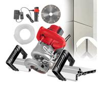 ZYGPH Cortadora de Bisel eléctrica para Azulejos, Herramienta para biselar Azulejos, con Bomba de Agua, Grosor de Borde Ajustable, para mejoras en el hogar (una Sola máquina)