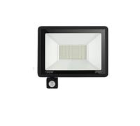 ZYGPH Foco LED con Sensor de Movimiento PIR de 10 W a 150 W, IP66, Resistente al Agua, lámpara Colgante de Pared para Exteriores, luz Blanca, 100 W