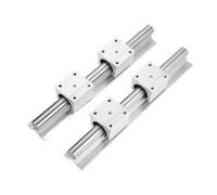 ZYGPH Guías lineales, guías deslizantes de Movimiento Lineal, 2 Piezas SBR12, Longitud de 300-1000 mm, con Kit de Bloque de rodamiento Lineal SBR12UU de 4 Piezas (300 mm).