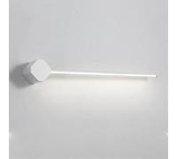 ZYGPH Lámpara de Pared Negra para Espejo Interior, Moderna lámpara de Pared LED para Dormitorio, lámpara de Pared Lineal Blanca nórdica para baño, tocador, Sala de Estar, casa,