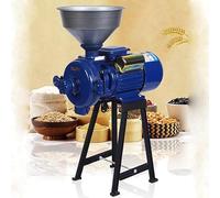 ZYGPH Molino triturador de Granos eléctrico de 3500 W, Resistente, Comercial, para Alimentos, Molinillo seco, Cereales, maíz, café, Trigo, con Embudo (Azul)