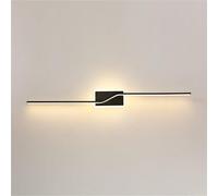 ZYGPH Paquete de 1 lámpara de Espejo Lineal con Barra Fina, Moderna lámpara de Pared Lineal LED, luz de Pared Interior de Banda Larga para baño, Pasillo, callejón, Fondo, Dormitorio