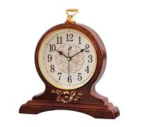 ZYGPH Reloj de repisa Vintage: Elegante decoración para el hogar con Lente de Vidrio HD, repisas de Chimenea, oficinas, escritorios y estantes