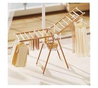 ZYGPH Tendedero Plegable portátil de aleación de Aluminio Resistente con diseño de alas Ajustable (160 cm/5,2 pies)