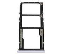 ZYGX Bandeja de Tarjeta SIM + Bandeja de Tarjeta SIM + Bandeja de Tarjeta Micro SD para Xiaomi Redmi 10A TTYHK (Color : Silver)