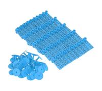 ZYHARUKO 100 lotes de abrazadera de ganado para identificación de ovejas, herramienta de cría y gestión adecuada para ganado, cerdos, ovejas, ovejas, orejas de vaca