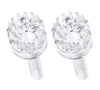 ZYHARUKO 2 lotes universales para superficies de acuarios, absorbentes de aceite, flotantes transparentes para agua transparente y peces flotantes acrílicos