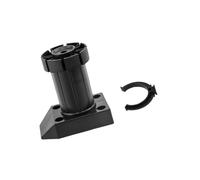 ZYHARUKO 3. 4 soportes antideslizantes para gabinete, patas de plástico de altura ajustable para estantes, baño, cocina, estabilidad, mejora, patas ajustables resistentes para muebles