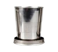 ZYHARUKO 3. Vaso plegable sin deslustre para senderismo, compacto, apto para alimentos, apto para lavavajillas, viajes, esencial, equipo al aire libre, apto para viajes, taza plegable a prueba de