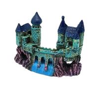 ZYHARUKO Acuarios, escondites de paisaje, peceras, paisajismo para cría de camarones, adornos de castillos artesanales, interactivos, castillos de arena subacuáticos, paisajes