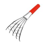 ZYHARUKO Almeja para almejas, gadgets de playa, juego de arena junto al mar, garra de excavación al aire libre, suministros de herramientas de playa, herramienta de excavación de metal