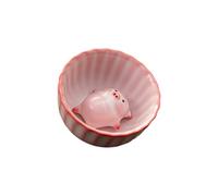 ZYHARUKO Animal Inside Ceramics - Taza de agua con diseño de cerdos, taza de té, burbuja debajo de la parte inferior, divertidas tazas de té para mujeres y hombres, tazas de té divertidas