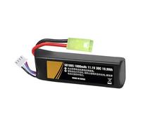 ZYHARUKO Batería 3S 11.1V 1800mAh 30C para control remoto, helicóptero, cuadricóptero, recargable, control remoto