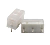 ZYHARUKO Botón de ratón blanco 8.0 para juegos de 3 pines, interruptor de 100 millones de clics