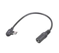 ZYHARUKO Cable de alimentación en ángulo recto tipo C a 5,5 x 2,1 mm, corriente 3 A, 9 V, 12 V, 15 V, 20 V, para luces LED, cámaras de seguridad, routers, cable de carga profesional de electrónica