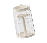 ZYHARUKO Caja organizadora de joyas giratoria transparente para figuras de acción, muñecas, miniaturas, solución de almacenamiento, vitrina coleccionable, ahorro de espacio, armario giratorio