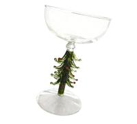 ZYHARUKO Copa de helado de vidrio para fiesta de árbol de Navidad, recipiente multiusos para bebidas, postre, aperitivos, frutas, decoración del hogar, regalo