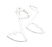 ZYHARUKO Desviador trasero para bicicletas, jaula modificada, aleación de aluminio, ángulos ajustados, palancas de cambio para bicicletas