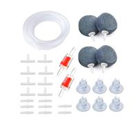 ZYHARUKO Difusor de oxígeno de burbujas para acuarios, tubo de piedras de aire para acuarios pequeños a grandes, acuarios de piedra de aire, para cultivar plantas, tanques de peces