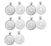 ZYHARUKO Elegante ajuste redondo de aleación de zinc para creación de joyas hechas a mano, componentes de collar antiguo, joyería, manualidades, componentes de metal, talla única, como se describe