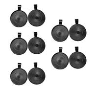 ZYHARUKO Elegante ajuste redondo de aleación de zinc para creación de joyas hechas a mano, componentes de collar antiguo, joyería, manualidades, componentes de metal, talla única, como se describe