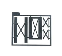 ZYHARUKO Estante de exhibición de coche de doble cubierta de 1/64 que ahorra espacio, estante de vehículo con montaje seguro para coleccionistas adultos, soporte de exhibición de modelo de coche