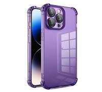 ZYHARUKO Funda protectora transparente para teléfono 15, a prueba de golpes, carcasa protectora impermeable, resistente al agua