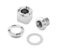 ZYHARUKO Herramienta de extracción de tapa lateral de manivela de aleación de aluminio, herramienta de montaje directo, herramienta de reparación de bicicleta, llave de brazo de bicicleta, extractor