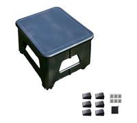 ZYHARUKO Inodoro plegable de viaje, compacto, grueso, ligero, alta capacidad, resistente al olor, bolsa de camping, emergencias, uso compacto, inodoro de viaje