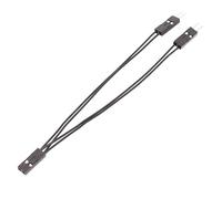 ZYHARUKO Interruptores de placa base con reajuste de alimentación/LED/LED de alimentación de 2,54 mm, cable adaptador de 2 pines, 1 hembra a 2 machos, cable divisor en Y