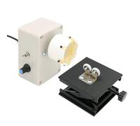 ZYHARUKO Máquina de bobinado profesional para hacer cañas de pescar, portátil, resina epoxi, máquina de encolado giratoria, equipo de equipo