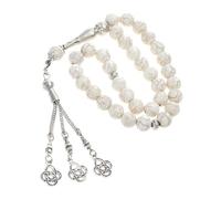 ZYHARUKO Natural-Gemstone - Rosario unisex para mujer, joyería de 33 cuentas de rosario de bendición para hombres, católicos para mujeres, talla única, como se describe